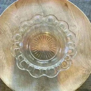 Anchor Hocking Depression Clear Glass Bowl